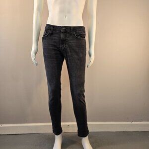 Hollister Epic Flex Jeans Skinny Mens Size 30 X 30 Black Mid-Rise Cotton Blend
